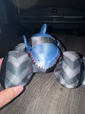 Spin Master Monster Jam Megalodon Shark Plush Small Engine Sounds Blue 2025
